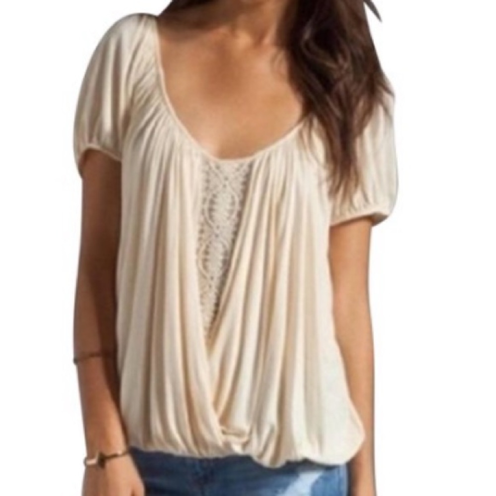 Free People Ann Ruched Twisted Top Y2K
